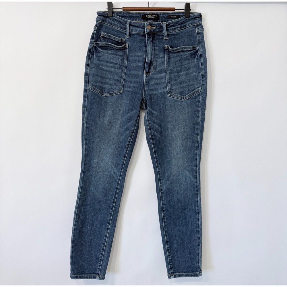 Judy Blue Deep Thoughts Jeans Size 13/31 (30x29) Relaxed Skinny Blue Medium Wash